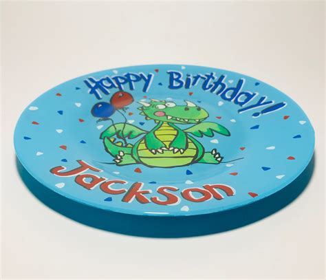 birthday plate personalized