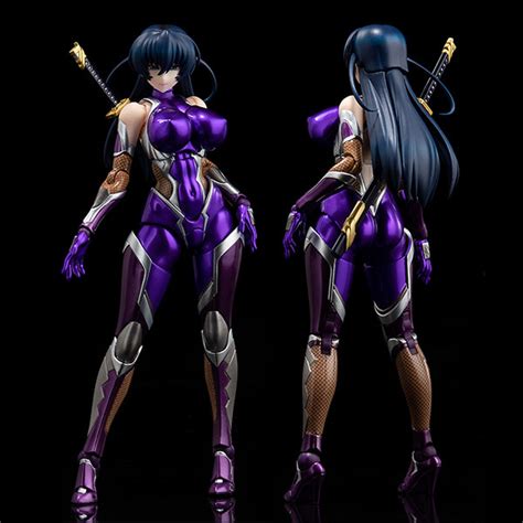 対魔忍アサギSECOND AXE式 HENTAI ACTION井河アサギ メタリックカラーver 可動フィギュアセカンドアックスより2022年12月発売予定 美少女フィギュア