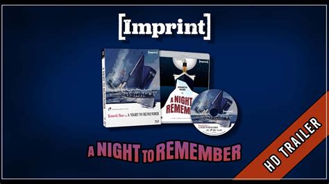 A Night To Remember 1958 Hd Trailer Youtube