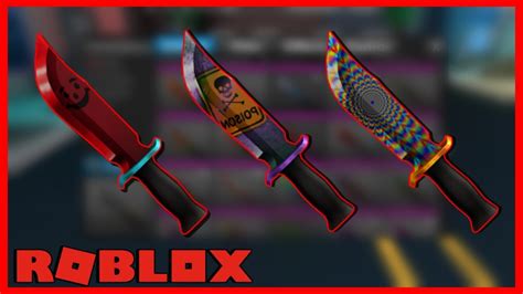 All Roblox Assassin Knives Youtube