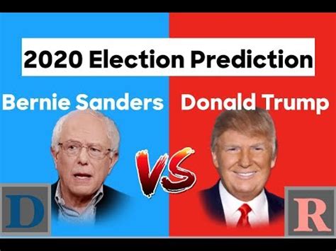 Bernie Sanders Vs Donald Trump Presidential Election Prediction