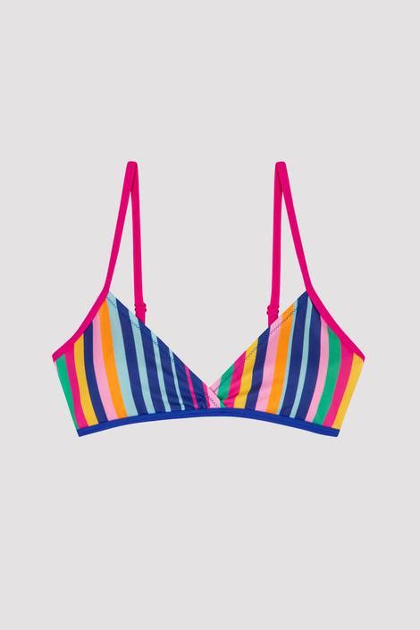Multi Color Set Bikini Fete Colorful Stripe Feti E Plh Osg Iymix Penti Romania