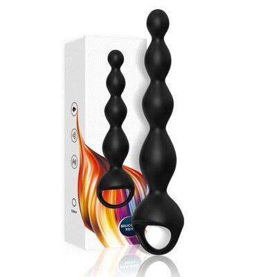 Vibrador Dedal Plug Anal Negro Discrettoys