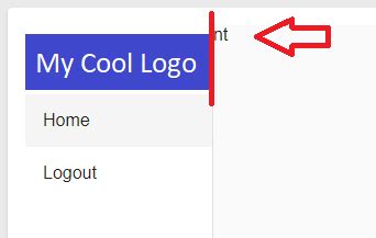 html material sidenav overflows content  image   sidenav