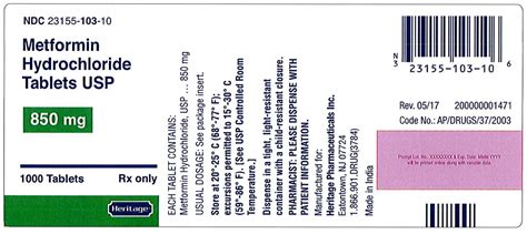 metformin fda prescribing information side effects