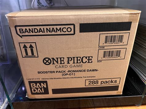 2022 One Piece Romance Dawn Sealed Case of 12 PRE-ERRATA BLUE BOTTOM A