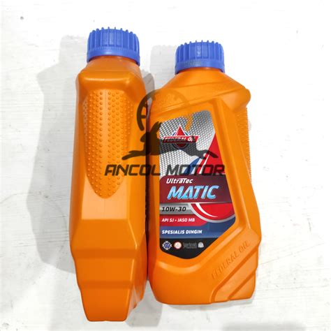 Oli Federal Matic Ultratec Botol Orange W Motor Matik Mineral Oil