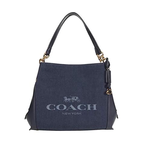 Coach Horse And Carriage Jacquard Dalton Shoulder Bag