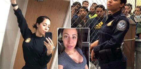 La sexy agente latina que recibe a los inmigrantes causa sensación y rechazo en la Red