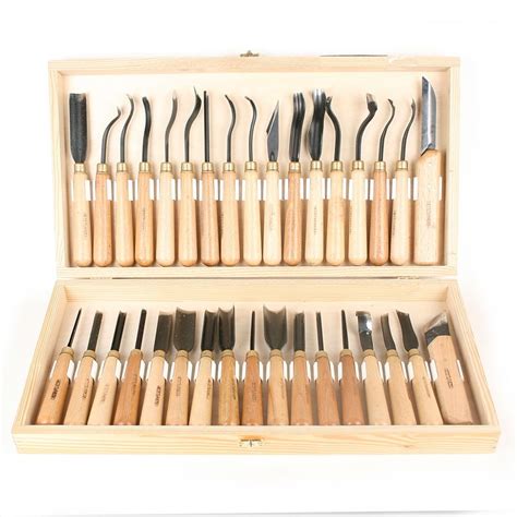 "Татьянка" Набор стамесок по дереву из 34 шт. сталь У8А ТАТ-26 в ...