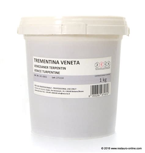 Trementina veneta - vendita