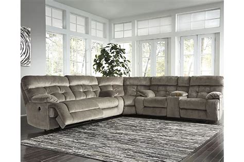 Ashley Furniture Reclining Sectional Sofa | Baci Living Room