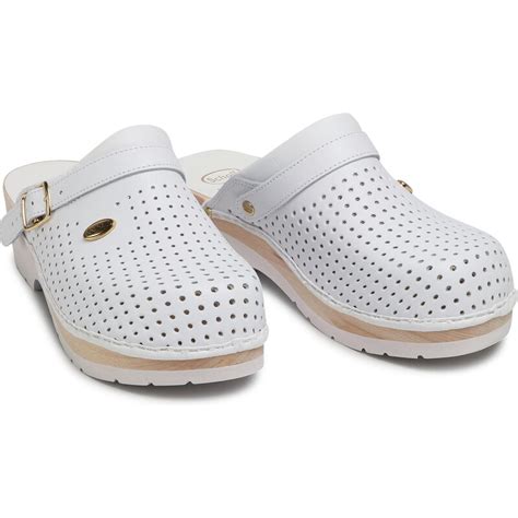 Сабо Scholl M20078 CLOG 1065 White - GLAMI.bg