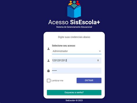 Sis Educação Acessar O Sistema