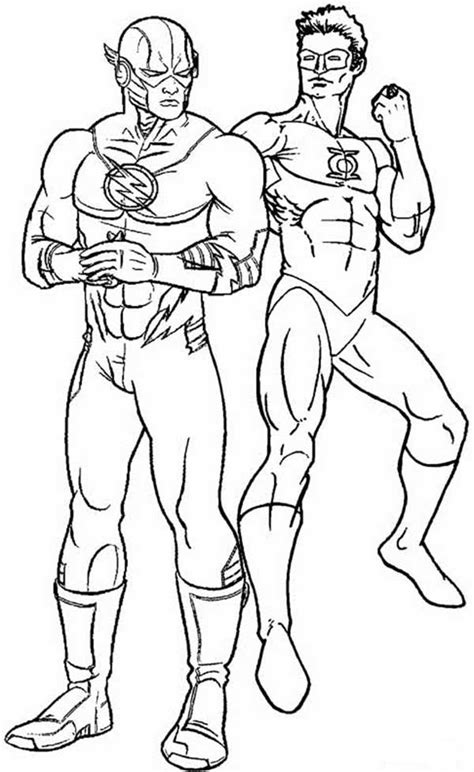 Desenho Para Colorir Do Flash