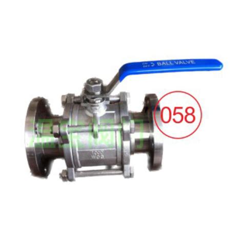 DIN German Standard Q41F 40P Three Piece Flange Ball Valve CF8 Wenbao