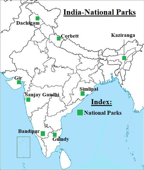 On A Map Mark Two National Parks Each In The Northern Southern Eastern