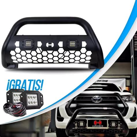 Burrera Hamer Storm Con Led Toyota Hilux Sr 2021 2022 2023