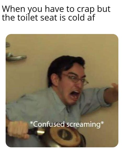 Meme Made On A Cold Toilet Seat Rmemes