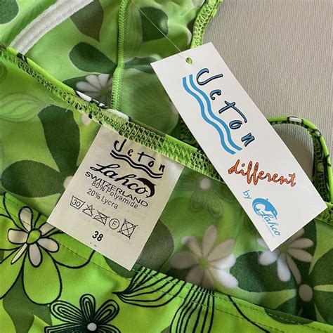 Bikini Gr N Geblumt Lahco Jeton Swiss Made Vintage S Neu Gem Ss Beschreibung In