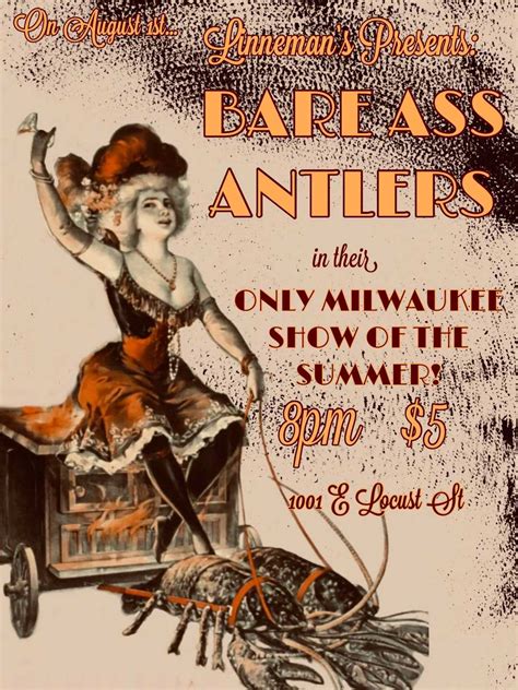 Bare Ass Antlers August Linneman S Riverwest Inn