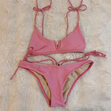Pink Bikini Set Bought From Pacsun Size Xs Depop