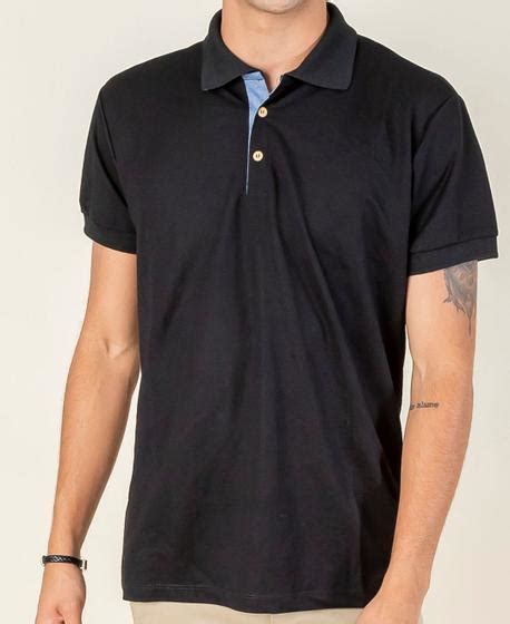 Camiseta Polo Preta Across Man Camiseta Masculina Magazine Luiza