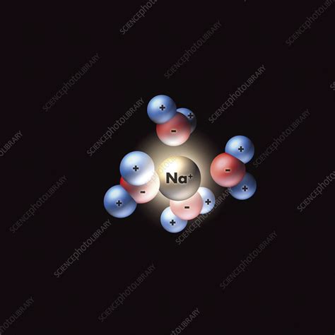 sodium ion illustration stock image  science photo library