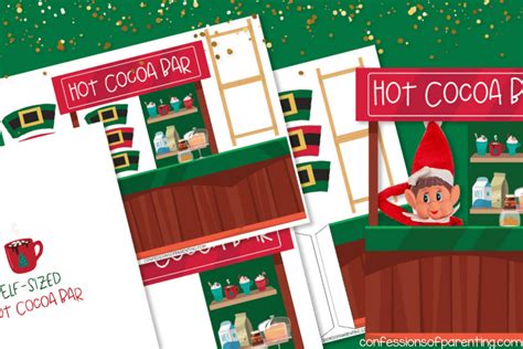 Elf On The Shelf Hot Cocoa Bar Printable