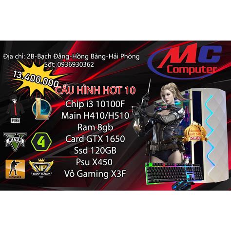 Máy tính chơi game cấu hình ng HOT 10 Shopee Việt Nam
