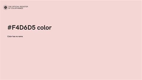 color fdd  official register  color names