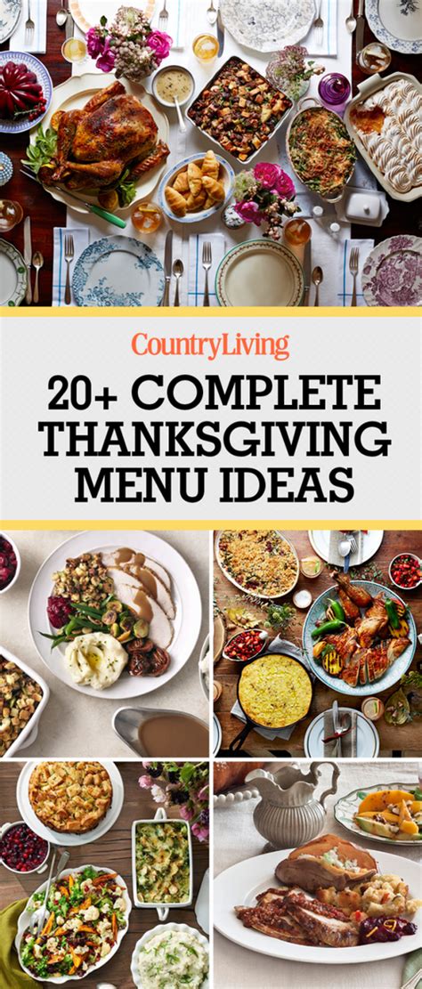 28 Thanksgiving Menu Ideas Thanksgiving Dinner Menu Recipes