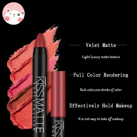 Sexy Matte Lip Stick Lipliner Lip Liner Pencil Lasting Nude Rotatable Lipsliner Pen Set Beauty