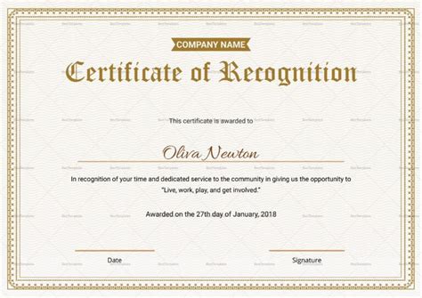 Employee Recognition Certificates Templates - Calep in Funny ...