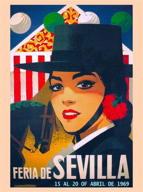 1969 Feria De Sevilla Seville Spain Spanish Vintage Travel