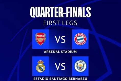 Jadwal Perempat Final Liga Champions Pekan Ini 10 11 April 2024