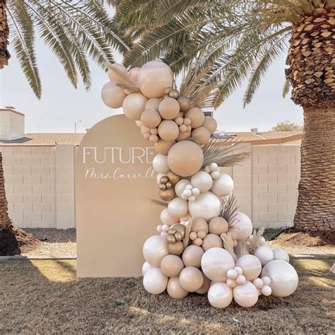 Amazon PCS Boho Balloon Arch Kit Double Stuffed Nude Neutral Balloons Beige Apricot