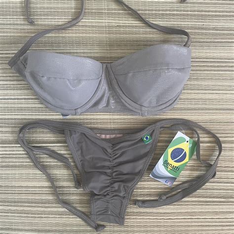 The Grey Snake Bikini The Original BBL In Depop