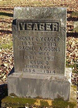 Henry E Yeager 1835 1913 Mémorial Find a Grave