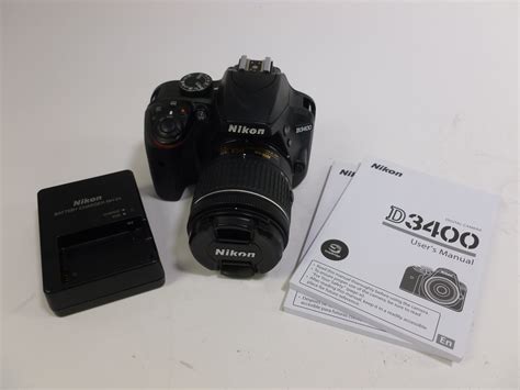Nikon D3400 Body Shutter Count - 16,745 with 18-55mm f/3.5-5.6 Lens – Camera Exchange
