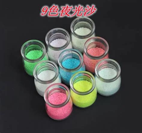 100g mixed 5 colors Luminous sand diy wishing bottle made of sand ...