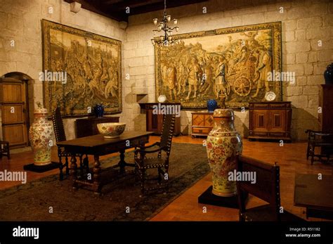 Palace Of The Dukes Of Braganza In Guimar Es Portugal Stock Photo Alamy