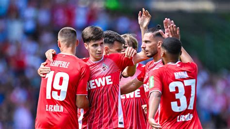 1 FC Köln zu Gast in Sandhausen Hier können Sie den DFB Pokal live