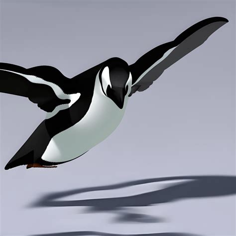 Flying Penguin Animation With Angel Wings · Creative Fabrica