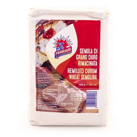 Мука из твердых сортов пшеницы измельченная, MOLINO FERRARI, 1 кг ...