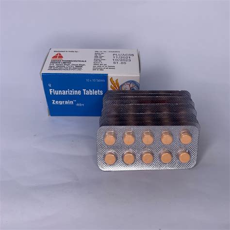 5mg Flunarizine Tablet At Rs 37036box Agra Id 24696121562