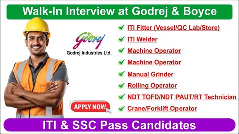 Walk In Interview At Godrej Boyce Hiring For Multiple Positions