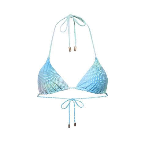 Arctic Triangle Bikini Top Kamari Swim Wolf Badger