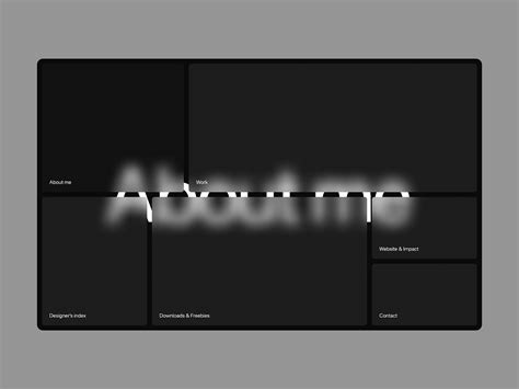 Modernist Portfolio Website by bram naus on Dribbble