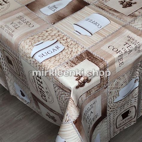 Скатертина Клеєнка "Декорама" на флізеліновій основі. Ширина: 1,4 м ...